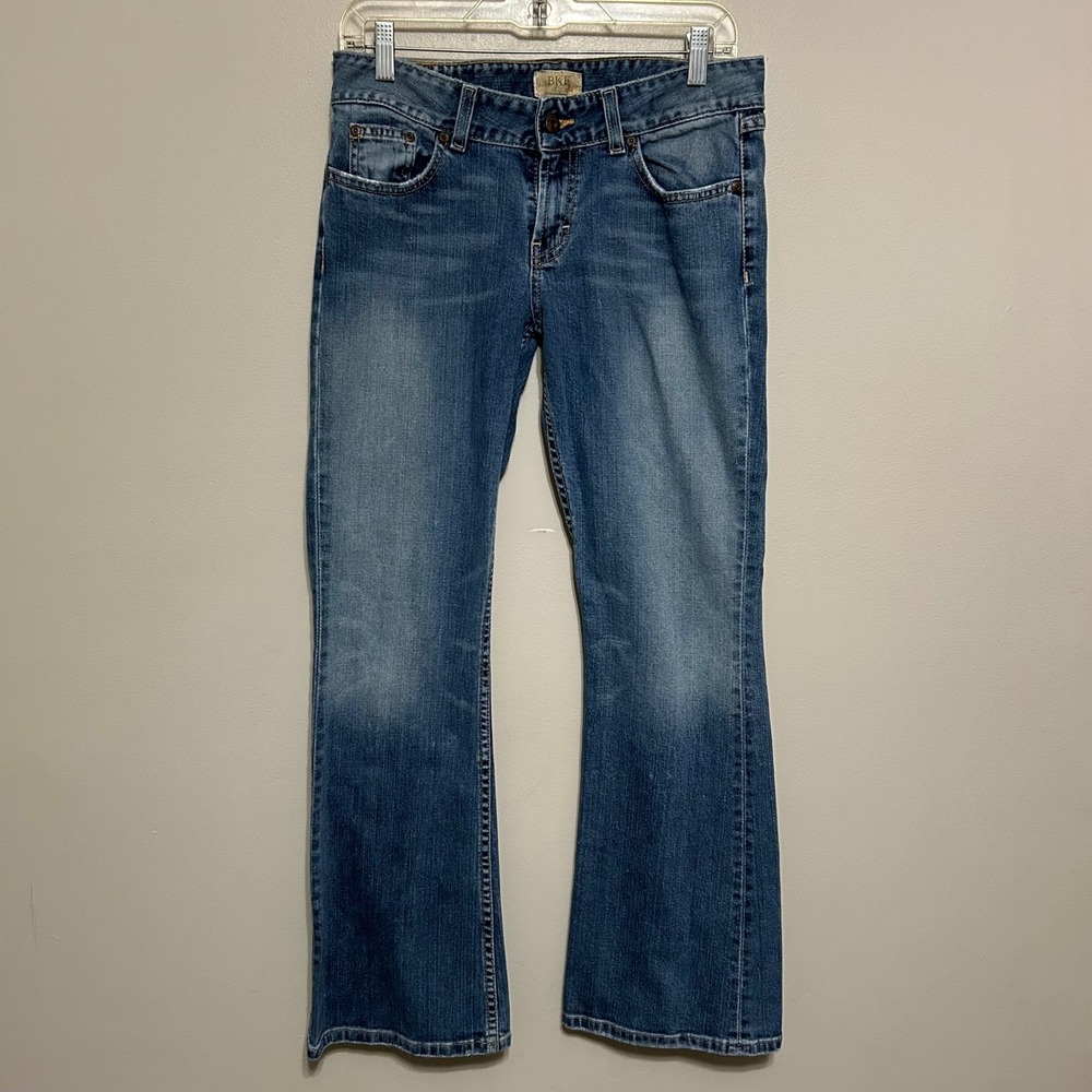 BKE Women's Denim Jeans Size 29x29.5 Blue Bootcut Culture Stretch Casual Western